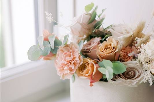 Bouquet in cappelliera