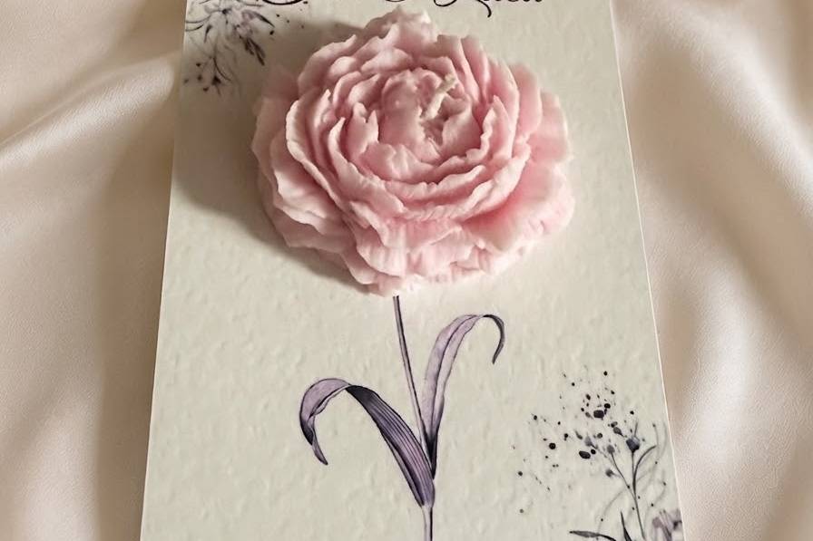 Segnaposto con candela