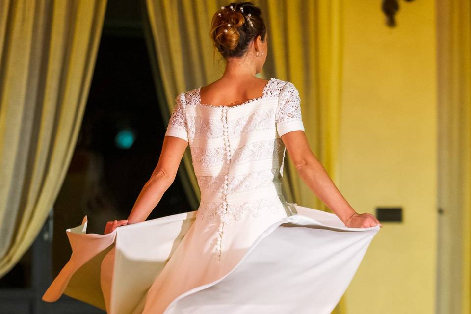 Abito da sposa Seta e Pizzo