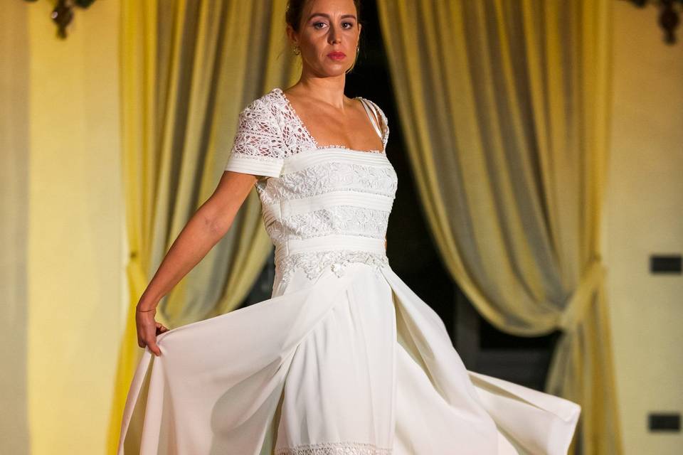 Abito da sposa Seta e Pizzo