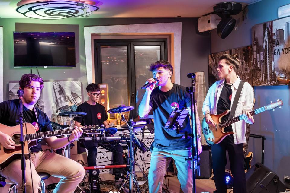 Band live durante evento music