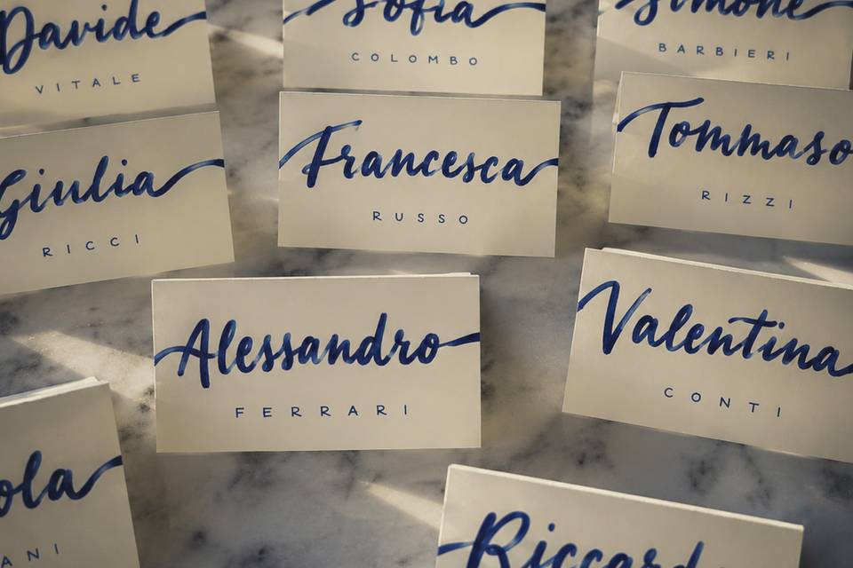 Cartellini nomi