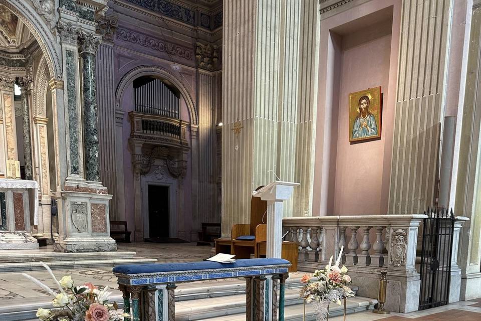 Allestimento chiesa