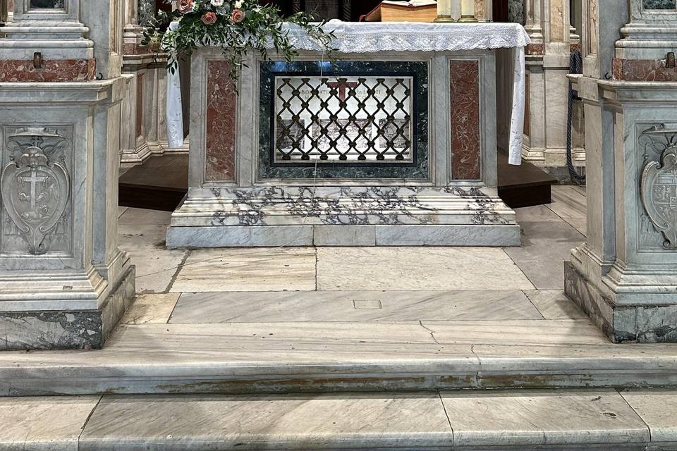 Allestimento chiesa