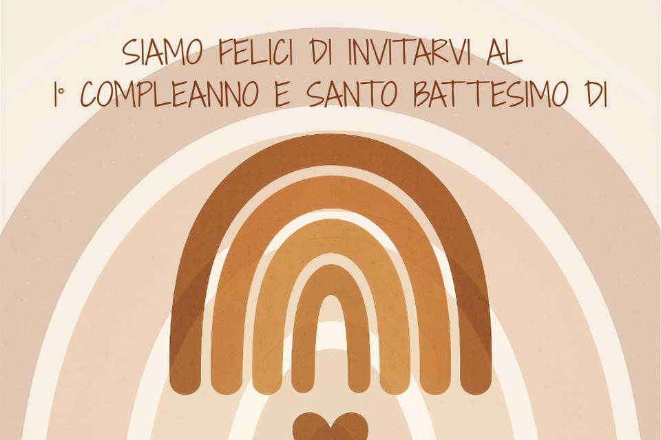 Invito battesimo