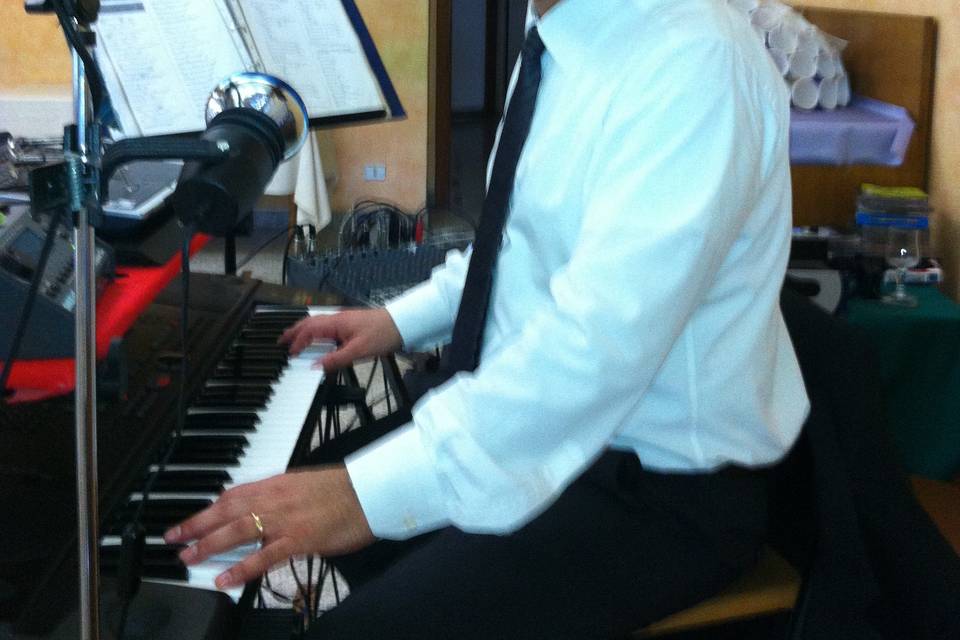 Domenico alla tastiera