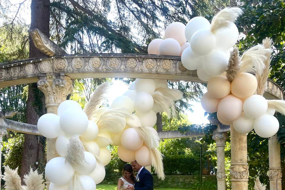 Decorazione palloncini nozze