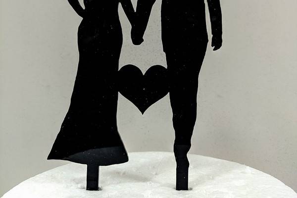 Cake topper plex