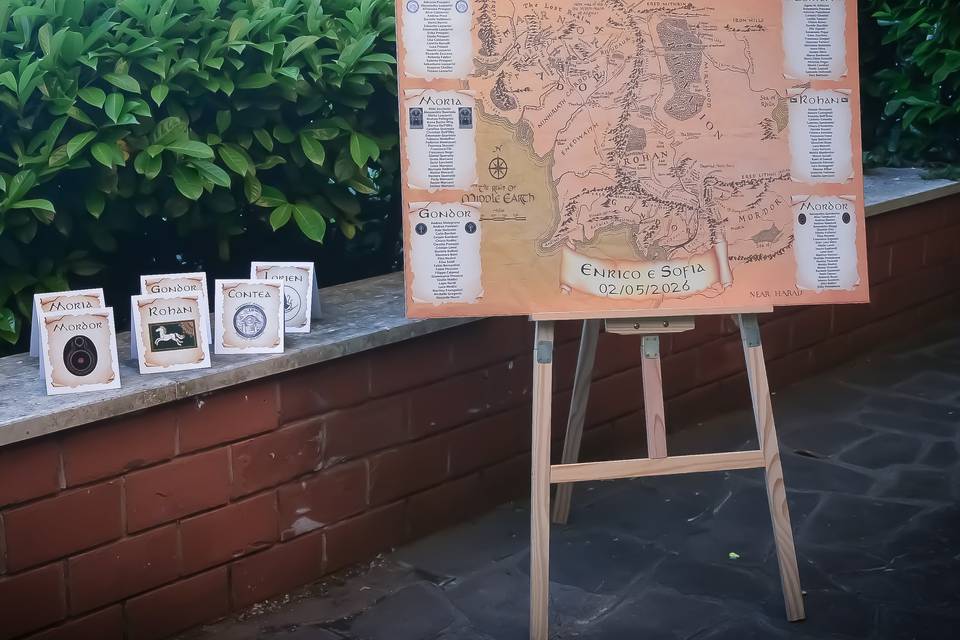 Tableu signore degli anelli