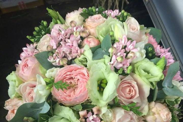 Bouquet formalerose, rose ingl