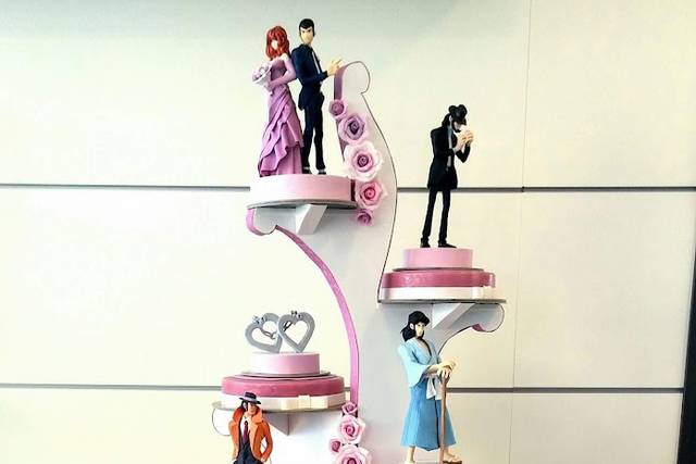 Torta matrimonio Lupin