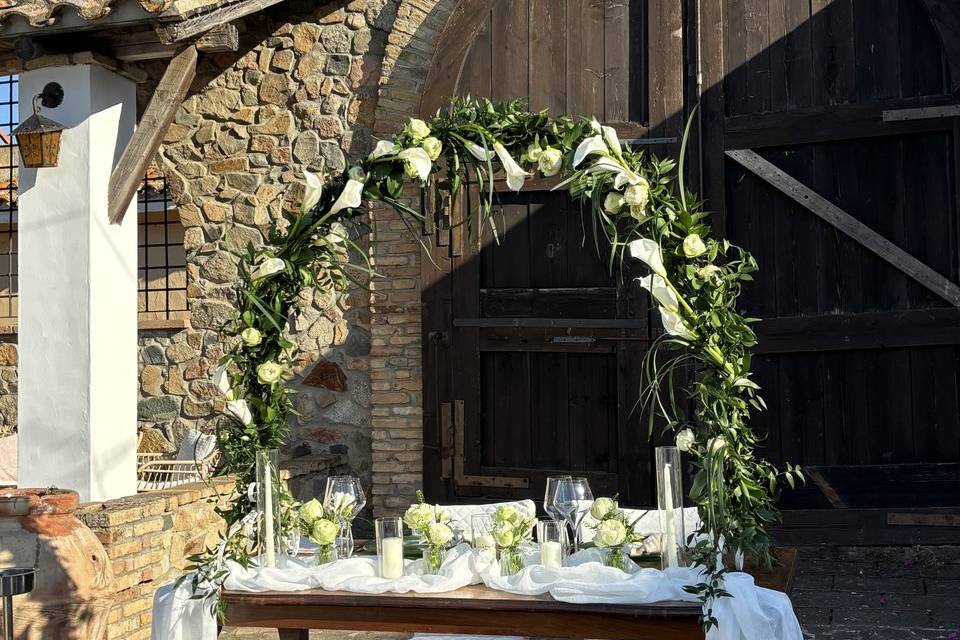 Tavolo sposi