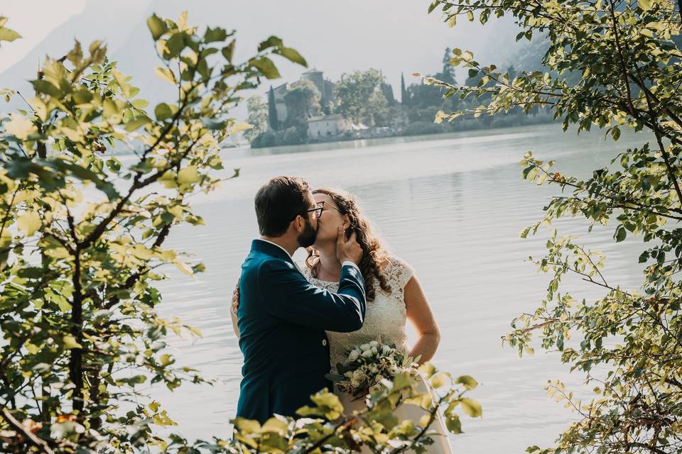 Matrimonio lago di Toblino