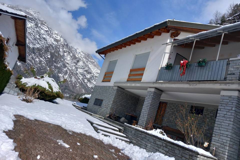 Villa in inverno