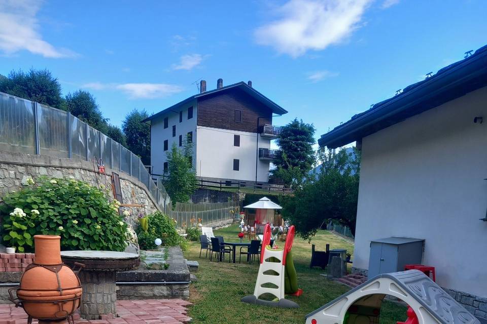 Area giochi e ampiezza prato