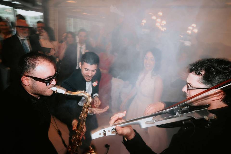 Dj sax violino matrimonio