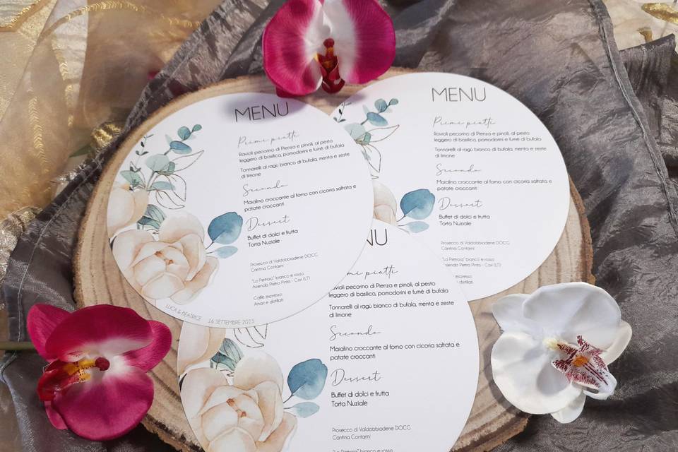 Menu matrimonio