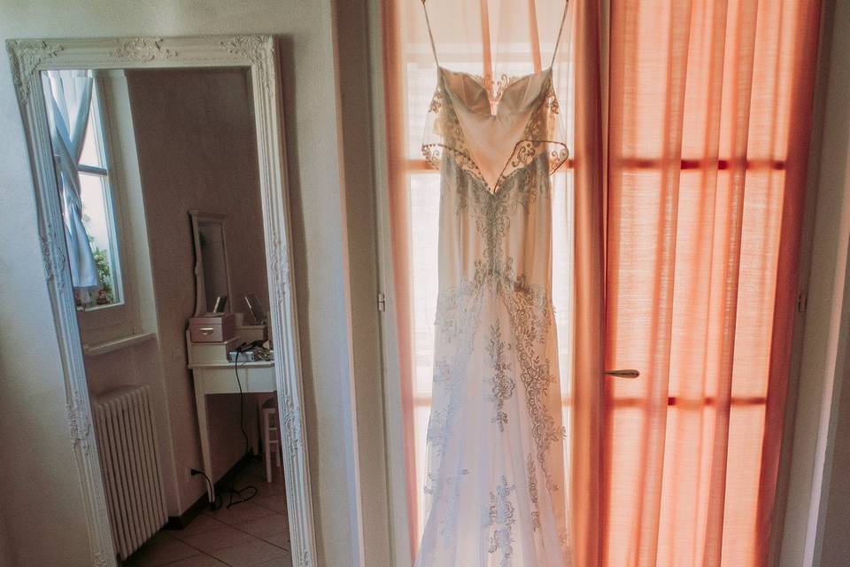 Bride's dress