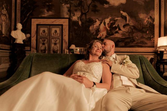 Momenti di affetto in villa