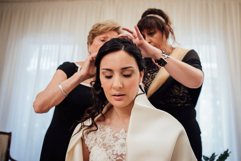 Preparazione della sposa