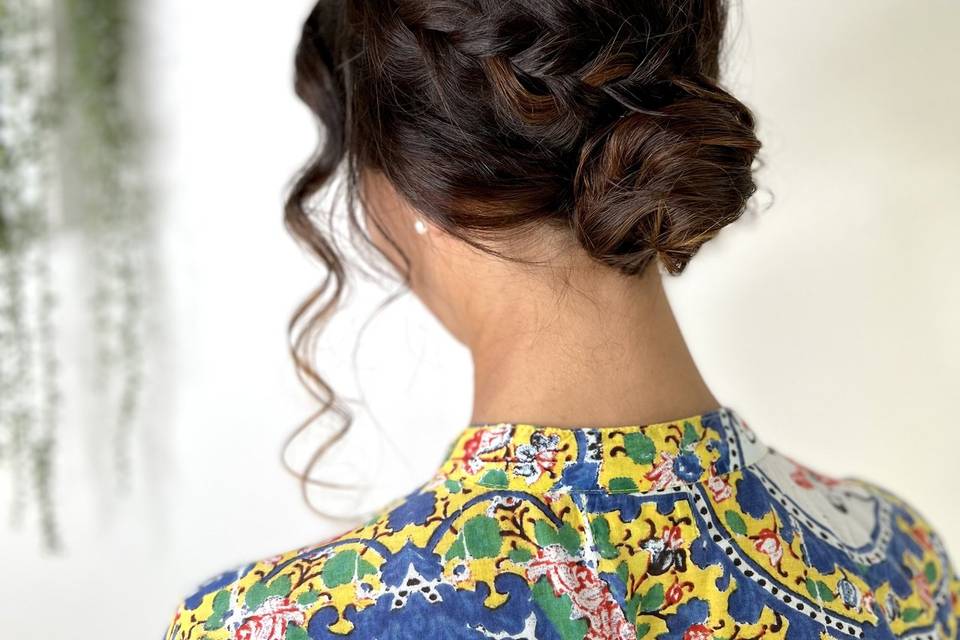 Chignon treccia