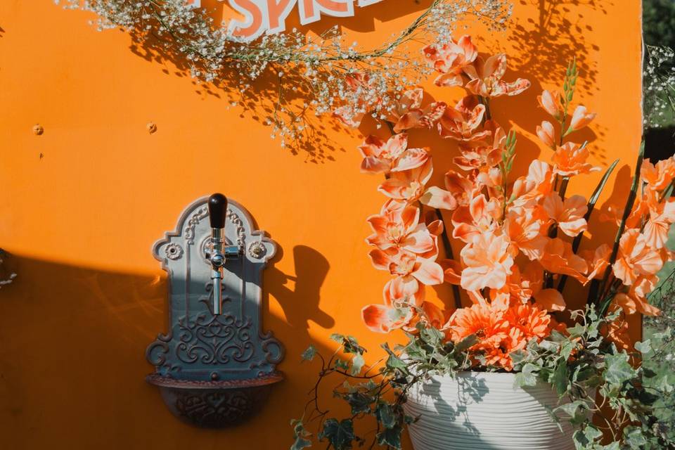 decorazione_spritz_arancione_fiori