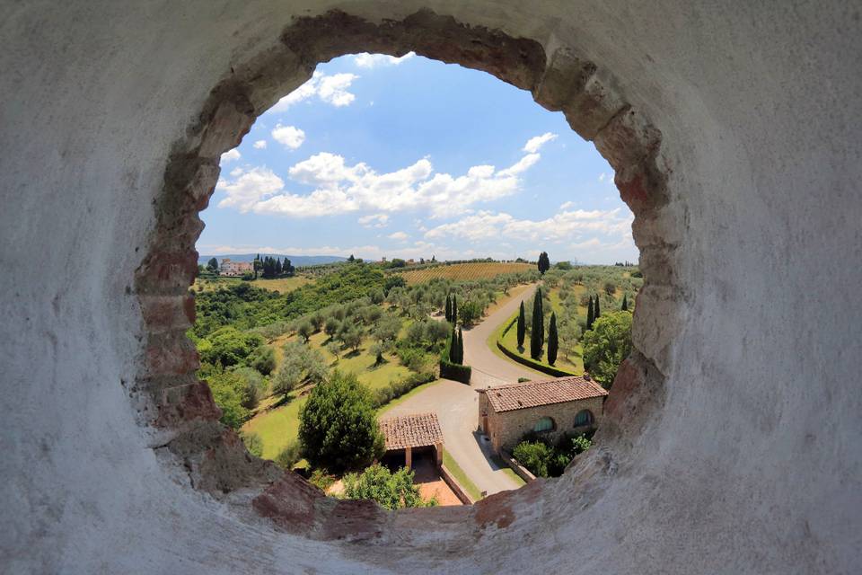 Veduta dal castello