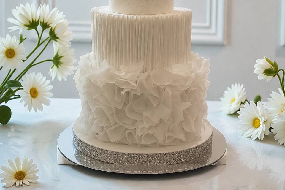 Torta finta matrimonio