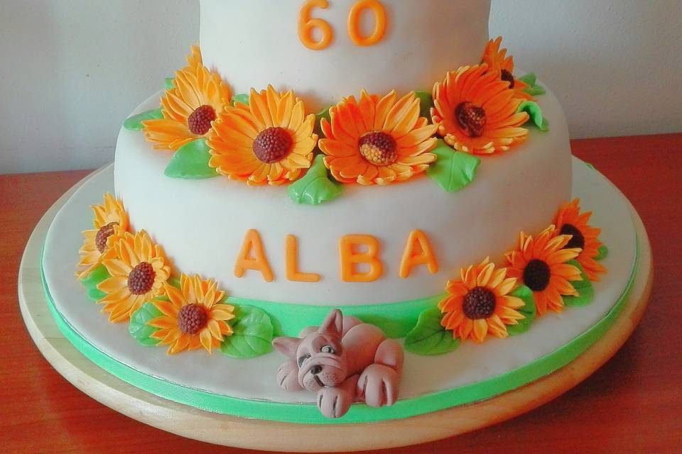 Cake girasole