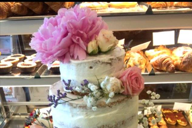 Naked cake battesimo