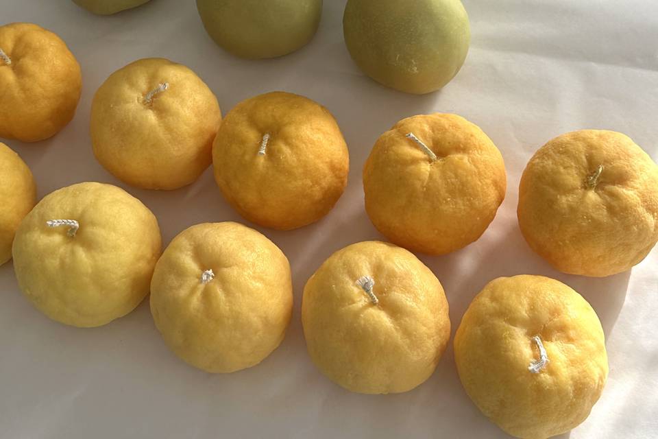Pera e limone candele