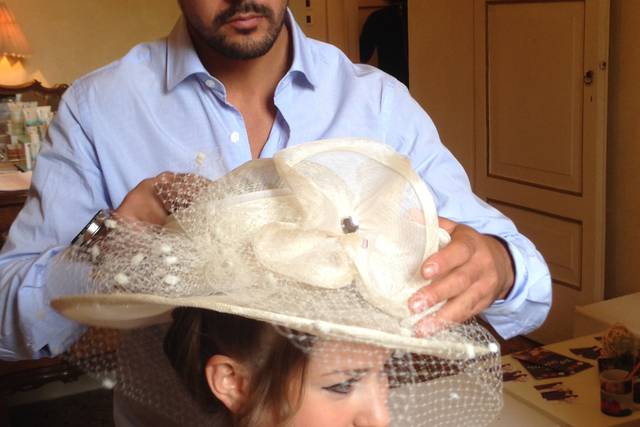 Acconciatura con accessorio