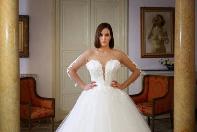 Abito sposa romantico
