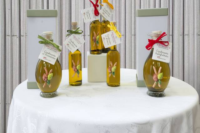 Olio d'oliva aromatizzato