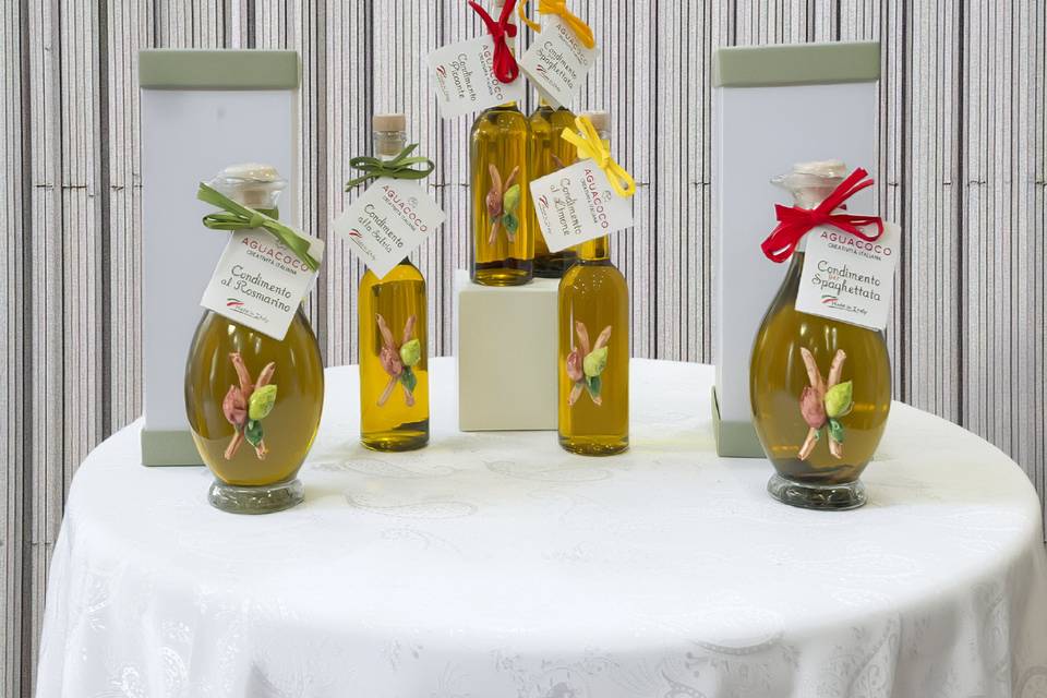 Olio d'oliva aromatizzato