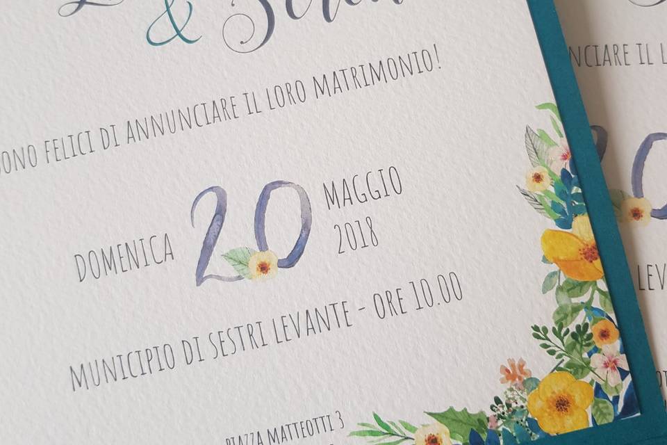 Marilù Wedding Card