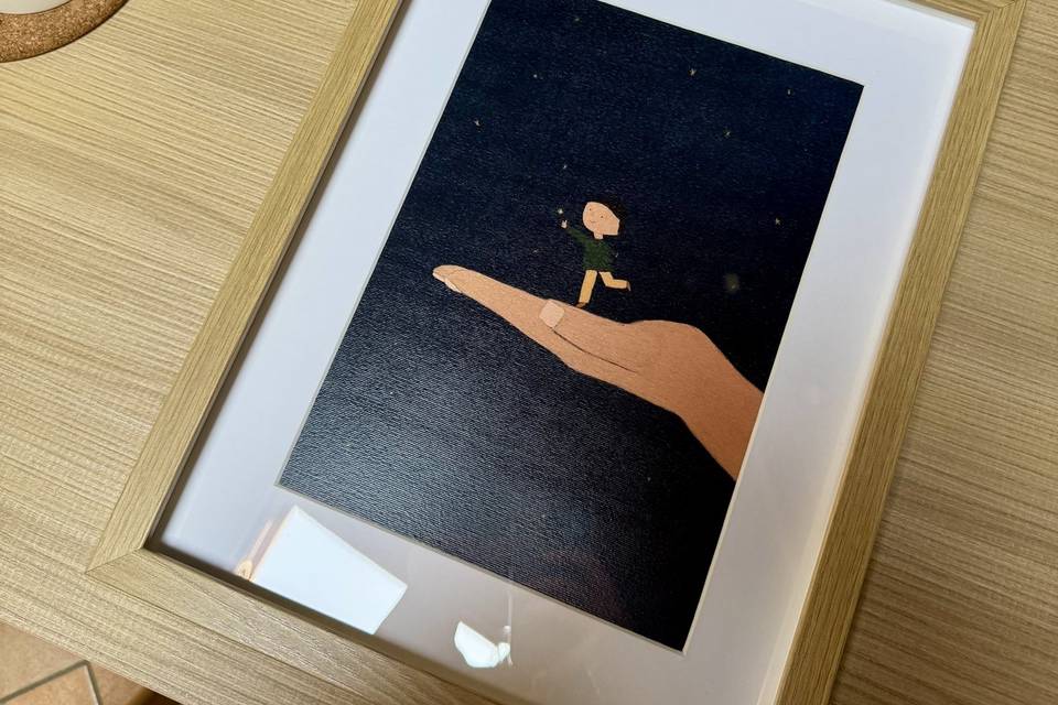 Illustrazione regalo padrino