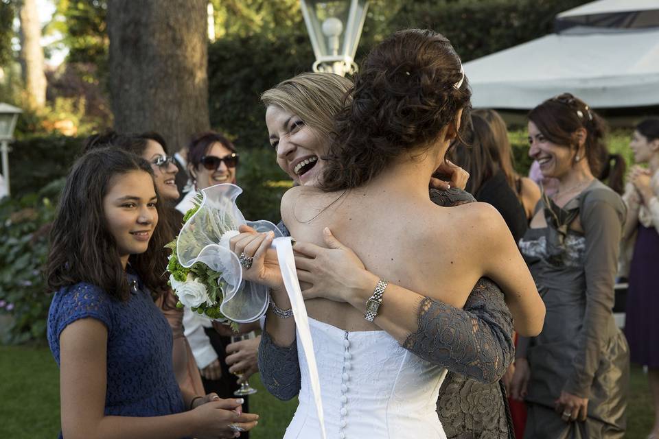 Lancio del bouquet