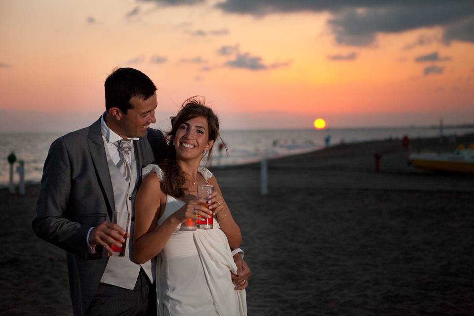 Nozze al tramonto