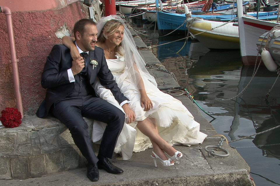 Sara e Roberto a Camogli