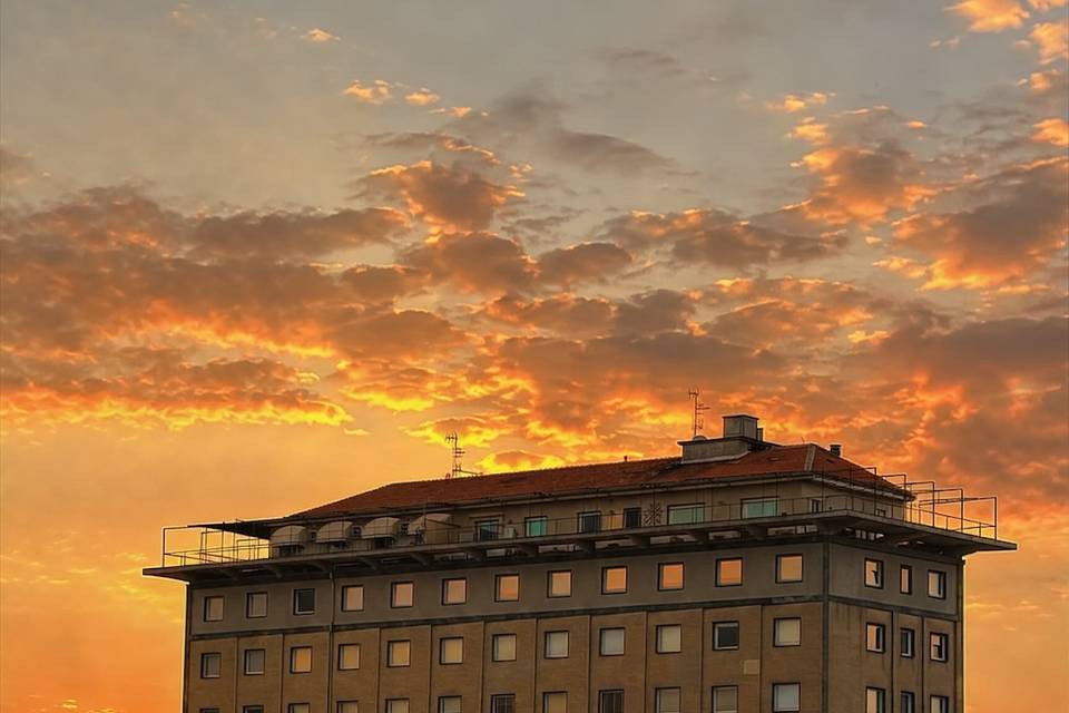 Palazzo al tramonto
