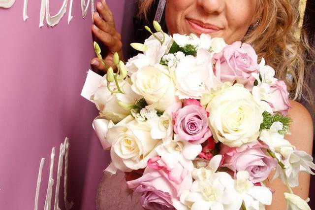 Paola e il suo bouquet