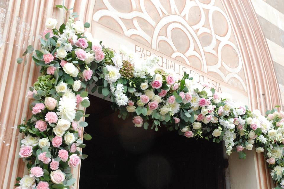 La consegna del bouquet