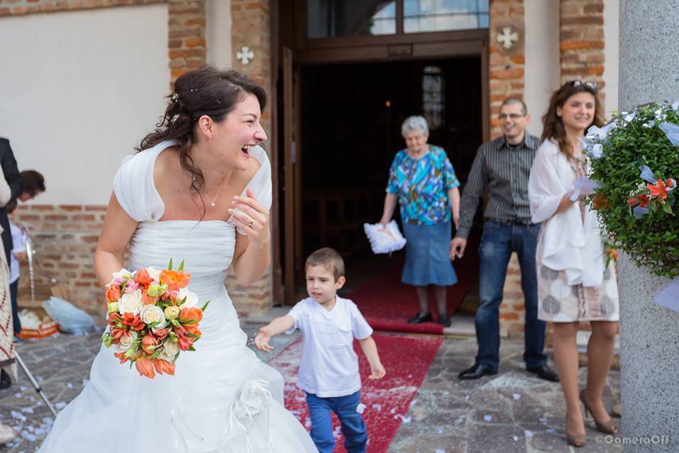 Eleonora e il suo bouquet