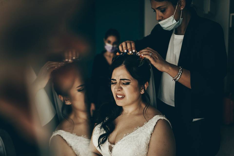 Preparazione della sposa