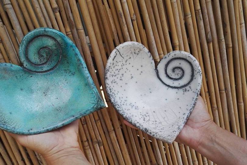 Cottura Raku Art in Heart di Meneghini Giuliana