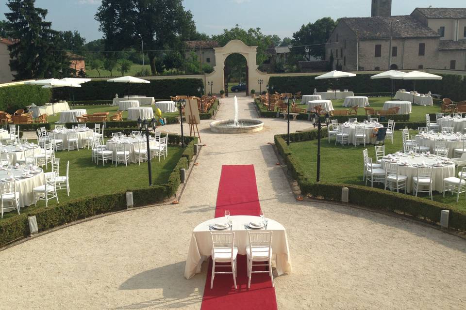 Catering in villa storica