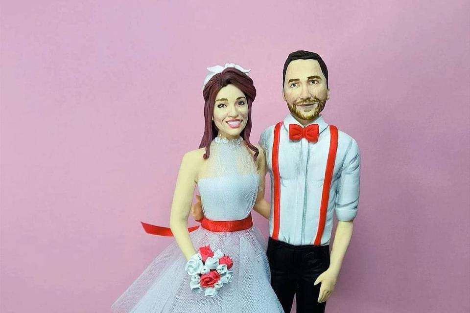 Caketopper sposi