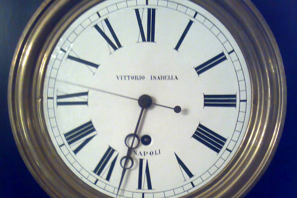 Il pendolo regolatore firmato Vittorio Isabella, 1890