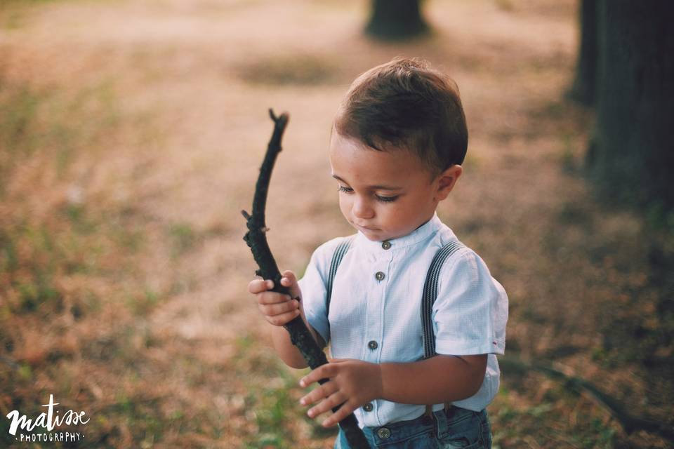 Shooting baby